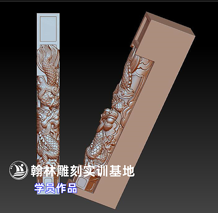 石雕立柱