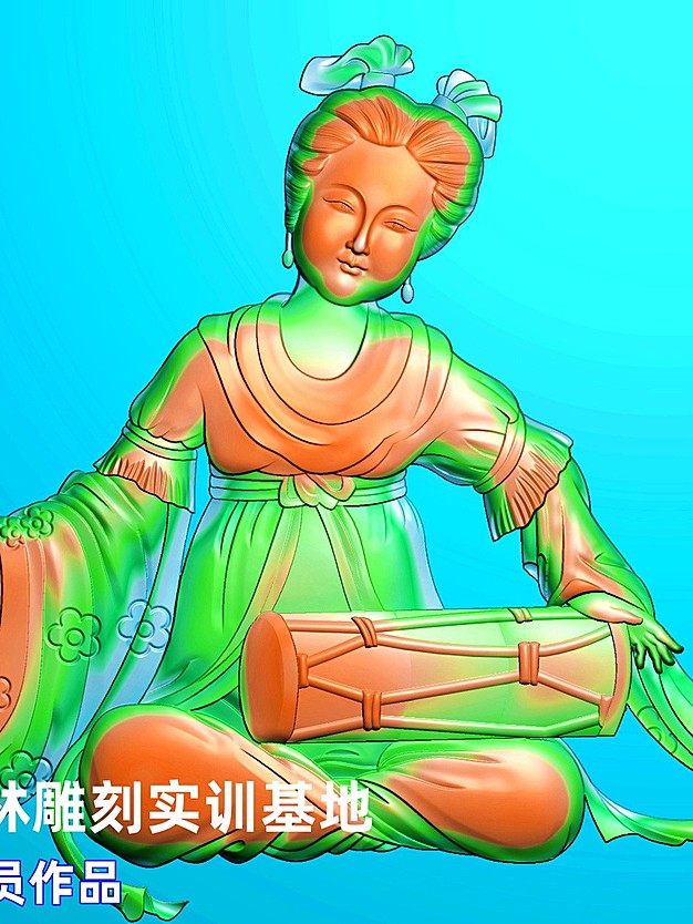 击毛员鼓乐伎