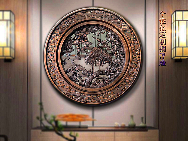 家装锻铜壁画