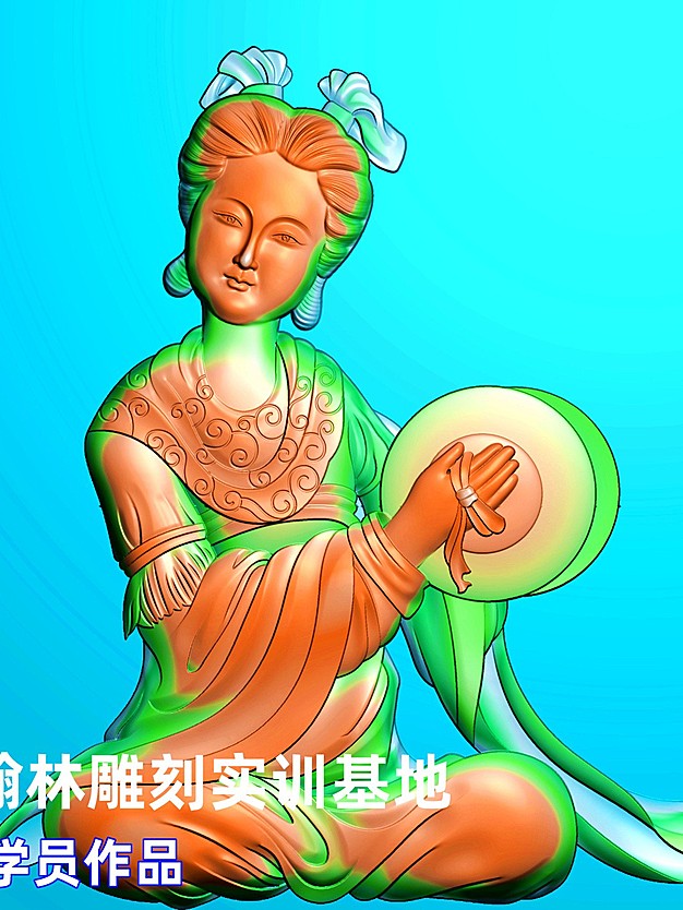击铜钹乐伎