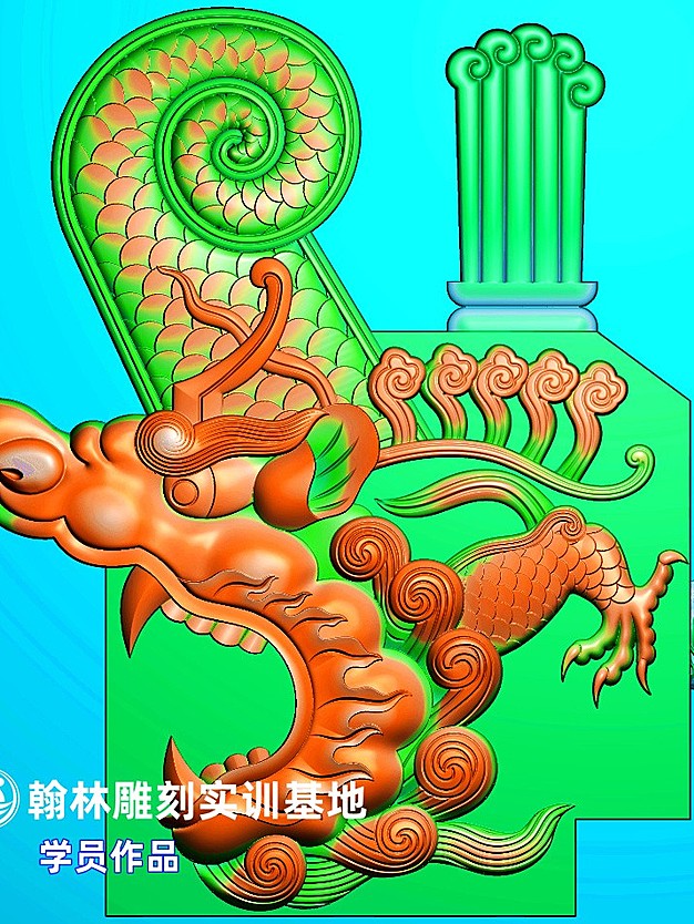 石雕龙头