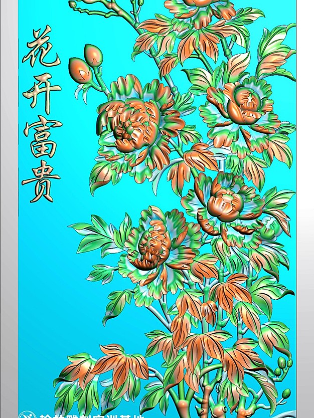 牡丹丹壁画
